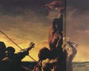 Theodore   Gericault details The Raft of the Medusa (mk10) oil on canvas